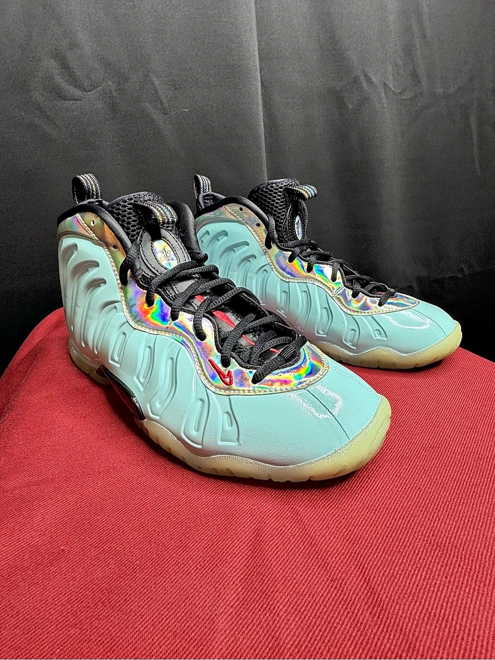 Nike Little Posite One GS Mixtape 2021 Copa Fusion Red-Summit White Youth 7Y